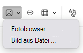 Outlook für Mac Einfügen eines Bilds in die Signatur