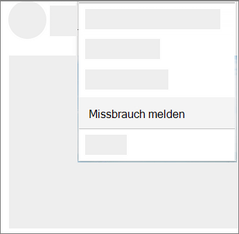 Screenshot: Melden von Missbrauch in OneDrive