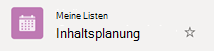 Das Fehlen eines eingekreisten Häkchensymbols weist darauf hin, dass die Liste nicht aus der Cloud mit Ihrem Windows-Gerät synchronisiert wird. 