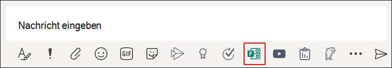 Formularsymbol in Microsoft Teams