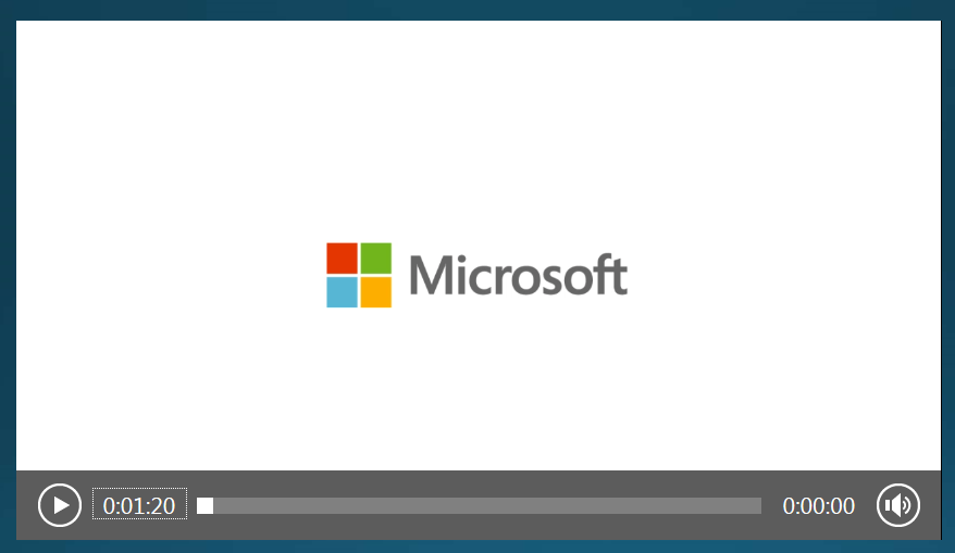 Screenshot eines Videos in einer Lync-Besprechung