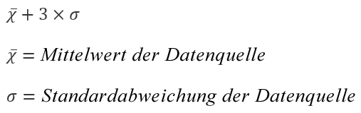 Formel für Option "Überlaufcontainer"