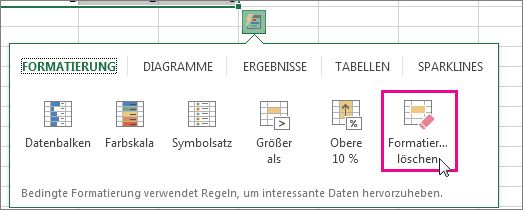 Option „Löschen“