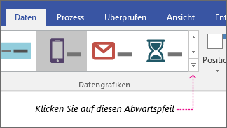 Registerkarte "Daten", Schaltfläche "Datengrafikkatalog"