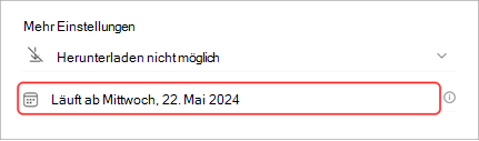 Verlängern des Ablaufdatums einer Rathausaufzeichnung.