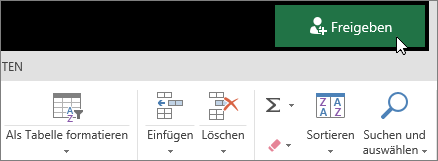 Schaltfläche '"Teilen"