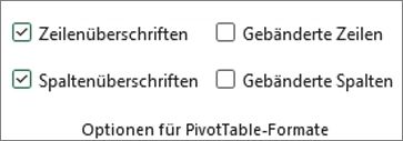 Abbildung des Excel-Menübands