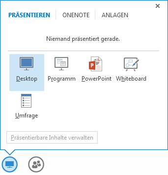 Freigeben Ihres Desktops