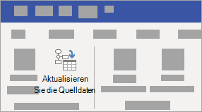 Wählen Sie das Diagramm aus, und wählen Sie unter Datentoolsentwurf die Option Quelldaten aktualisieren aus.