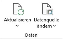 Abbildung des Excel-Menübands