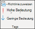 Tags-Menü