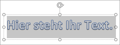 WordArt-Platzhaltertext