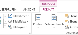 Registerkarte "Bildtools"