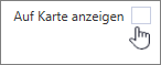 Deaktivieren der Option "auf Karte anzeigen"