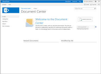 Document Center Site Template