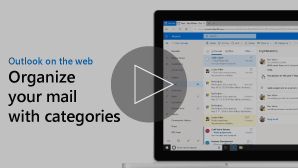 Thumbnail image of Organize email with categories video