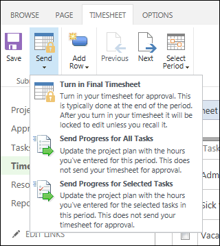 Turn in Final Timesheet