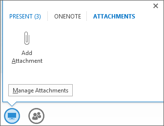 Screenshot of adding an attachment