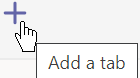 The plus symbol on the toolbar lets you add a tab to the current Teams channel.