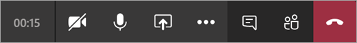 Teams meeting toolbar
