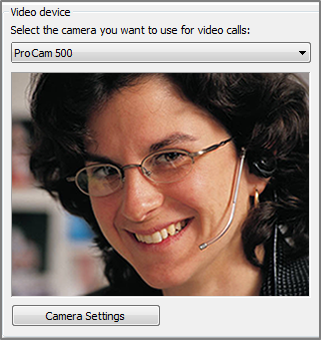 screen shot of video options