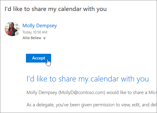 A screenshot of a shared calendar invitation.