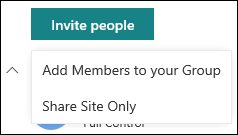 Invite people to your SharePoint site