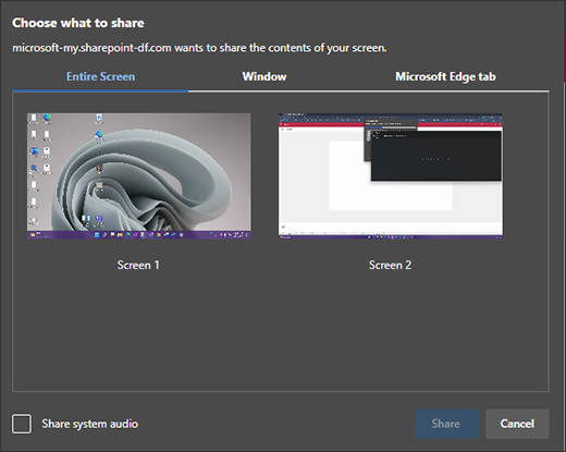 Choosing a Window to screen record in Stream