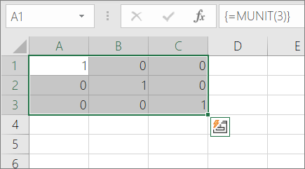 An example of MUNIT function