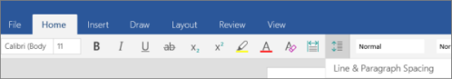 Line & Paragraph Spacing icon