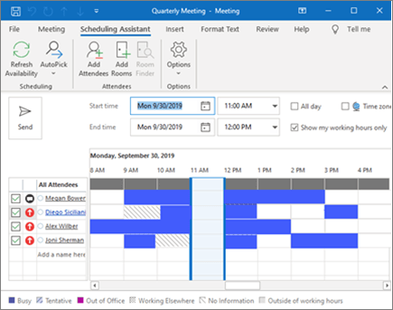 Scheduling Assistant Tool