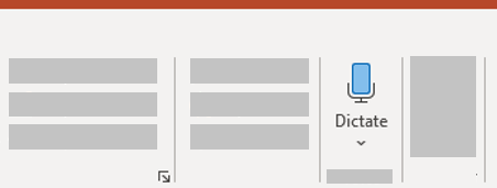Dictate in Windows PowerPoint