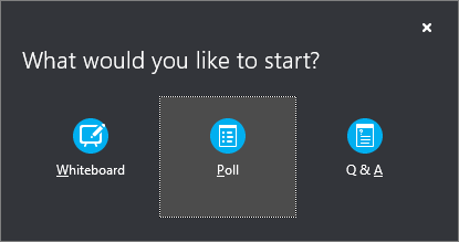 Poll button