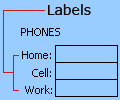 Example of a Form label control