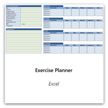 Select this to get the Exercise Planner