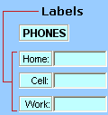 Example of an ActiveX label control