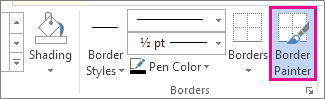 Border Painter command