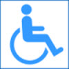 Icon of person in wheelchair