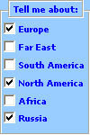 Example of an ActiveX check box control