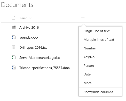 Add a column drop down in a group connected document library