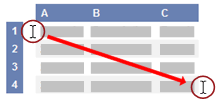 selecting an example from help in Excel 2013 for Windows