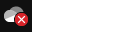OneDrive sync error icon