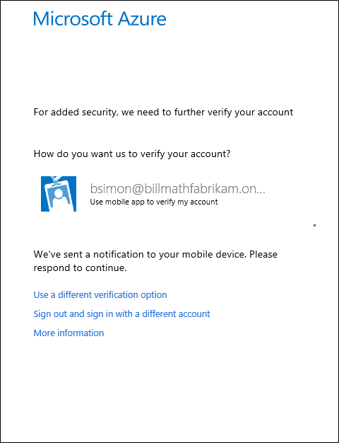 Microsoft sends notification