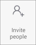 Invite People button in OneDroid for Android