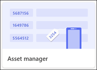 Asset manager list template