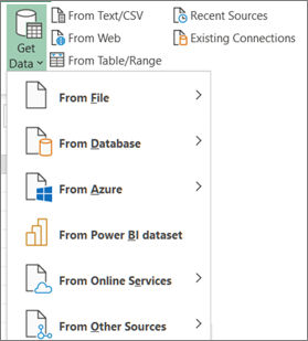 Import commands in the user interface