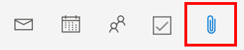 Files icon in Outlook.com