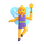 Teams woman fairy emoji