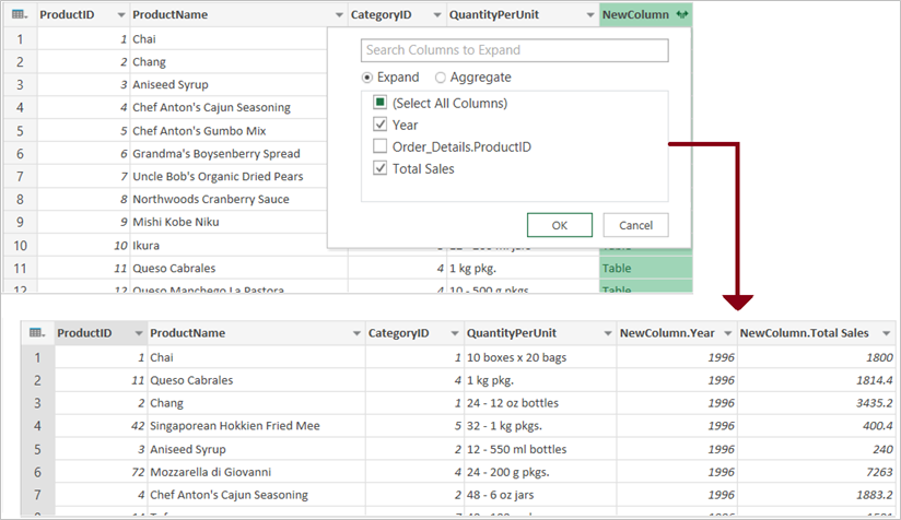 Power Query Merge