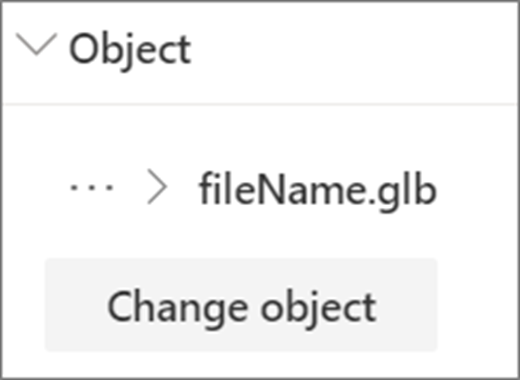 Change object UI